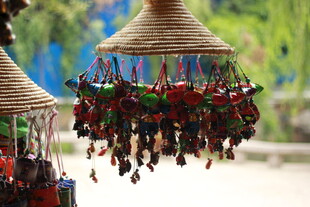 彩色风铃悬挂 灵动又美观