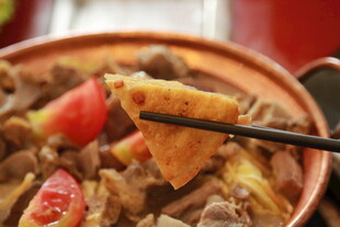 铜锅美食诱人瞬间