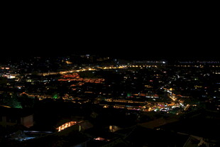 城市夜景灯光璀璨迷人