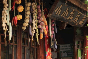 古街店铺挂饰 传统风情