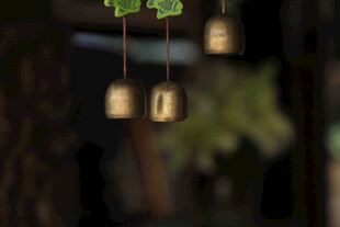 悬挂的金色风铃