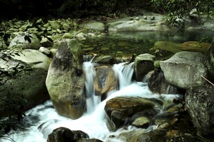婺源山间溪流潺潺 石间清泉
