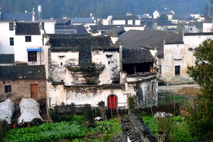 婺源徽派古村落风景