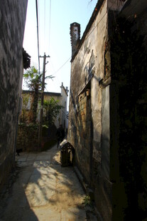 婺源古老小巷的静谧时光