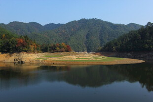 婺源宁静湖畔风光