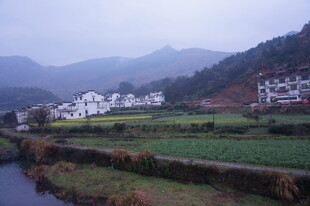 婺源乡村田园风光与民居景色
