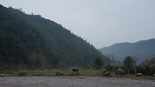 婺源山间景致 朦胧自然风光