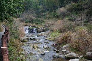 婺源山间小溪景观