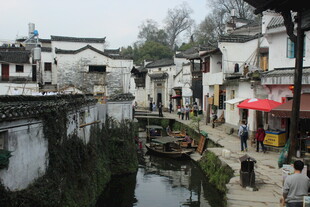 婺源江南水乡古村风景