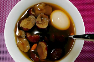 红枣桂圆鸡蛋汤