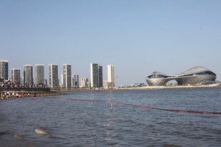 海滨城市现代建筑景观