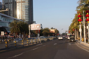 城市街道街景风光