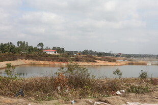 湖畔自然风光景色