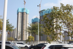 城市中林立的现代高楼大厦