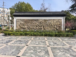 浮雕景墙