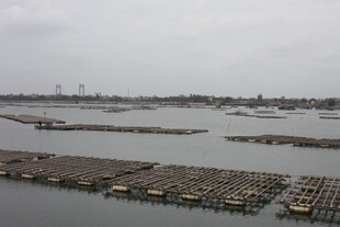 海上养殖场景俯瞰