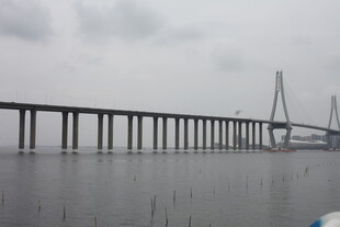 海上大桥壮观景象