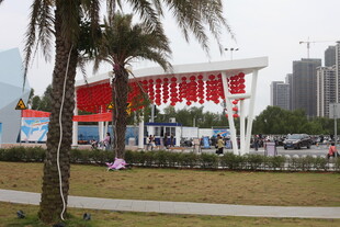 户外广场场景及建筑景观