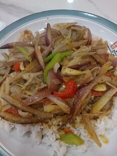 孜然牛肉盖浇饭