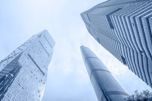 现代都市摩天大楼景观