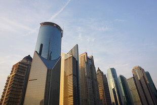 都市摩天大楼天际线