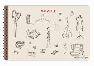 线圈本 22款入缝纫元素