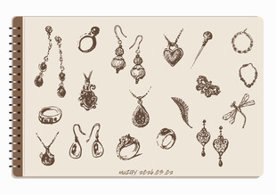 线圈本 20款入饰品小物