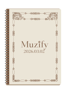 线圈本 复古植物边框