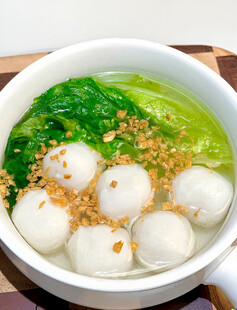 青菜鱼丸汤