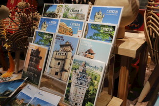 旅游风景照片展示架