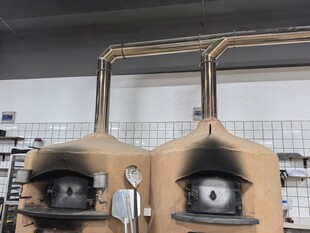 双筒工业烤箱设备展示