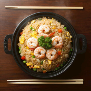 虾仁炒饭
