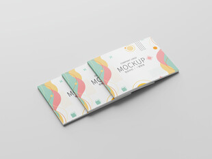 A4画册横版画册智能样机