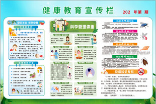 健康教育宣传栏海报