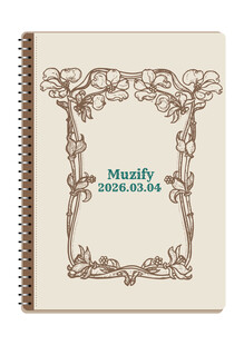 线圈本 复古边框