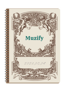 线圈本 复古边框