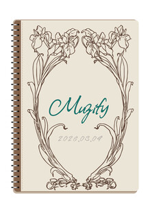 线圈本 复古边框