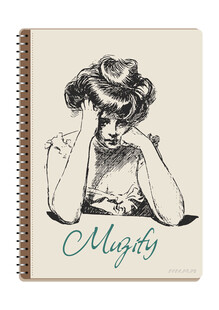 线圈本 欧式女子半身像