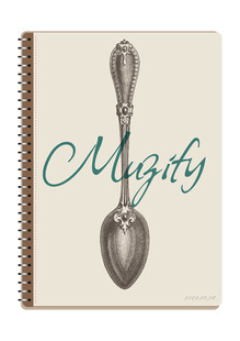 线圈本 复古餐具