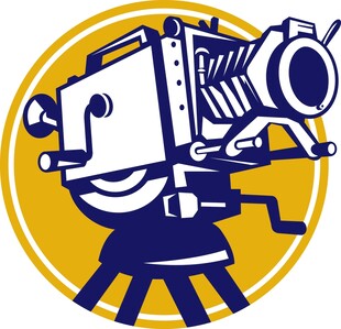 复古摄像机标志图案