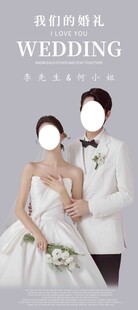 浪漫婚礼新人甜蜜瞬间