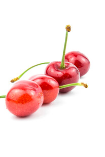 新鲜红樱桃