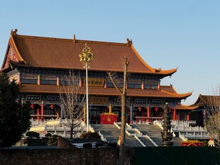 中式传统庙宇建筑景观