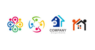 团结协作创意图标png合集