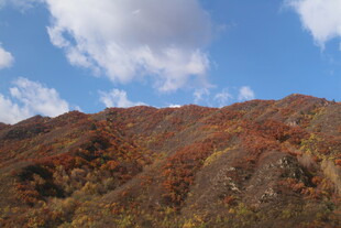 秋日山峦美景