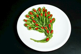 蔬菜摆盘