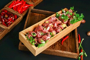 香菜牛肉串