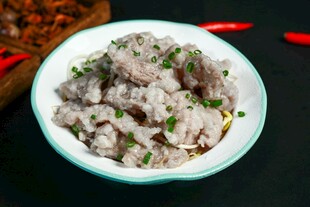 葱花肉片