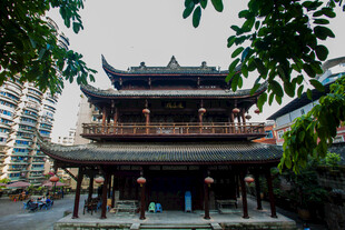 中式古建楼阁 古韵悠然