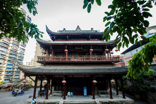 古雅中式楼阁建筑景观